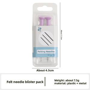 Aiguille de Feutrage de Laine avec Poignée Confortable, Fourniture <span class=keywords><strong>pour</strong></span> Feutrage à l'Aiguille <span class=keywords><strong>pour</strong></span> Projet de Laine Feutrée <span class=keywords><strong>pour</strong></span> Débutant et Professionnel - Product Image 6