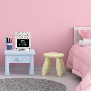 Table pendule à cadre ultrasonique en bois mignon et créatif décoration de la maison pour l'annonce de la grossesse artisanat en bois et panneaux muraux - Product Image 1