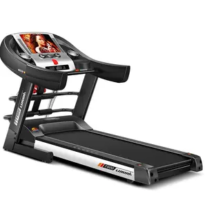 Lijiujia motorized treadmill with AUX USB user weight capacity 110kgs strong power running machines