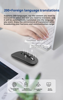 Souris sans fil USB intelligente avec rétroéclairage LED, commande vocale, traduction, recherche, reconnaissance de capture d'écran, connexion au récepteur, affichage, en stock