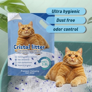 Fast Delivery Bulk Low Tracking Highly Absorbent Odor Control Easy Cleaning Crystal <b>Cat</b> <b>Litter</b> - Product Image 1