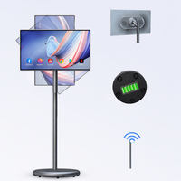 Nouveauté 2025 Moniteur tactile 27 pouces avec support Android 15 Téléviseur portable alimenté par batterie Téléviseur intelligent sans fil pour la maison