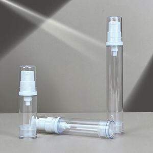 Nuevos Diseños de Envases de 5ml, 10ml, 12ml y 15ml para Crema Cosmética, Recargables, con Bomba Sin Aire y Tapa Transparente - Product Image 5