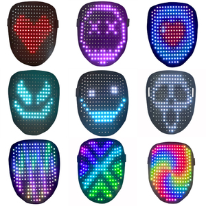 Máscara LED de Halloween con Sensor de Gestos, Máscara Luminosa con Transformación Facial, Máscara Genial para Hombres y Mujeres, Accesorios para Fiestas de Disfraces - Product Image 3