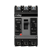 Disjoncteur modulaire MDAY AC MCCB 3P 125A, thermique-magnétique, IEC 60947-2, 400V, 35kA, IP20, 50/60Hz, MDM3-125L