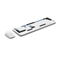 Combo de Teclado y Ratón Inalámbrico Delgado para Juegos OEM, Teclado Inalámbrico de Tamaño Completo de 2.4GHz, Ratón Óptico Inalámbrico para PC/Laptops con Windows