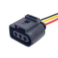 Koil pengapian otomatis, colokan Sensor klakson konektor tahan air dengan VW kabel untuk VW 2/3/4/5/6/8/10 Pin 3.5mm