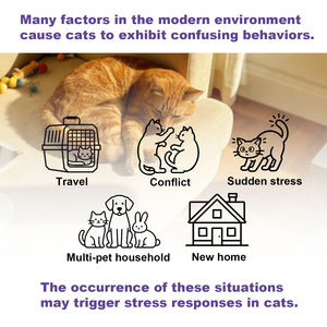 Cat Calming Pheromone <b>Diffuser</b> Kit | 60 Days Use | Reduce Urine Marking & Anxiety | US <b>Plug</b> <b>In</b> - Product Image 2