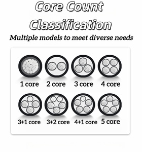 Yjlv kabel listrik industri, kawat aluminium Core 1/2/3/4/5/3 + 1/3 + 2/4 + 1 Core 150/300 Square PVC isolasi - Product Image 5