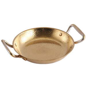 Poêle en acier inoxydable de style coréen Elephant, acier 201, double poignée, fond plat, casserole peu profonde, facile à nettoyer, usage commercial - Product Image 5