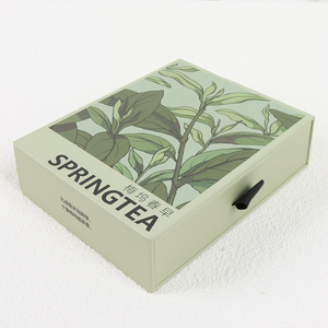 Set Corrugated Board Gold Foil Embossing Vanishing Matt Lamination UV Coating Print Sponge Luxury Unique Matcha Gift <b>Box</b> - Product Image 3