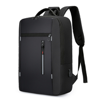 Mochila para Portátil de Viaje, Maletín para Portátil de Negocios, Mochila Personalizada Impermeable con Puerto de Carga USB