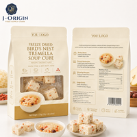 Cubes de soupe lyophilisés de nid d'oiseau et de trémelle - Dessert instantané OEM/ODM Marque privée Stockage à sec