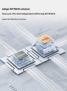 TC31 AX3000 Dual Band Gigabit Wifi 6 <strong>Router</strong> Wifi 3000Mbps OpenWRT Universal Wide Signal Range <strong>Router</strong> with Good Price - Product Image 2