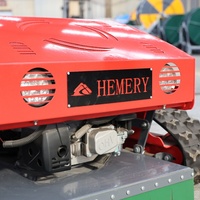 Vente directe d'usine Tondeuse à gazon télécommandée à roues Transmission intégrale Haute efficacité Désherbage Outils agricoles Tracteur de jardin