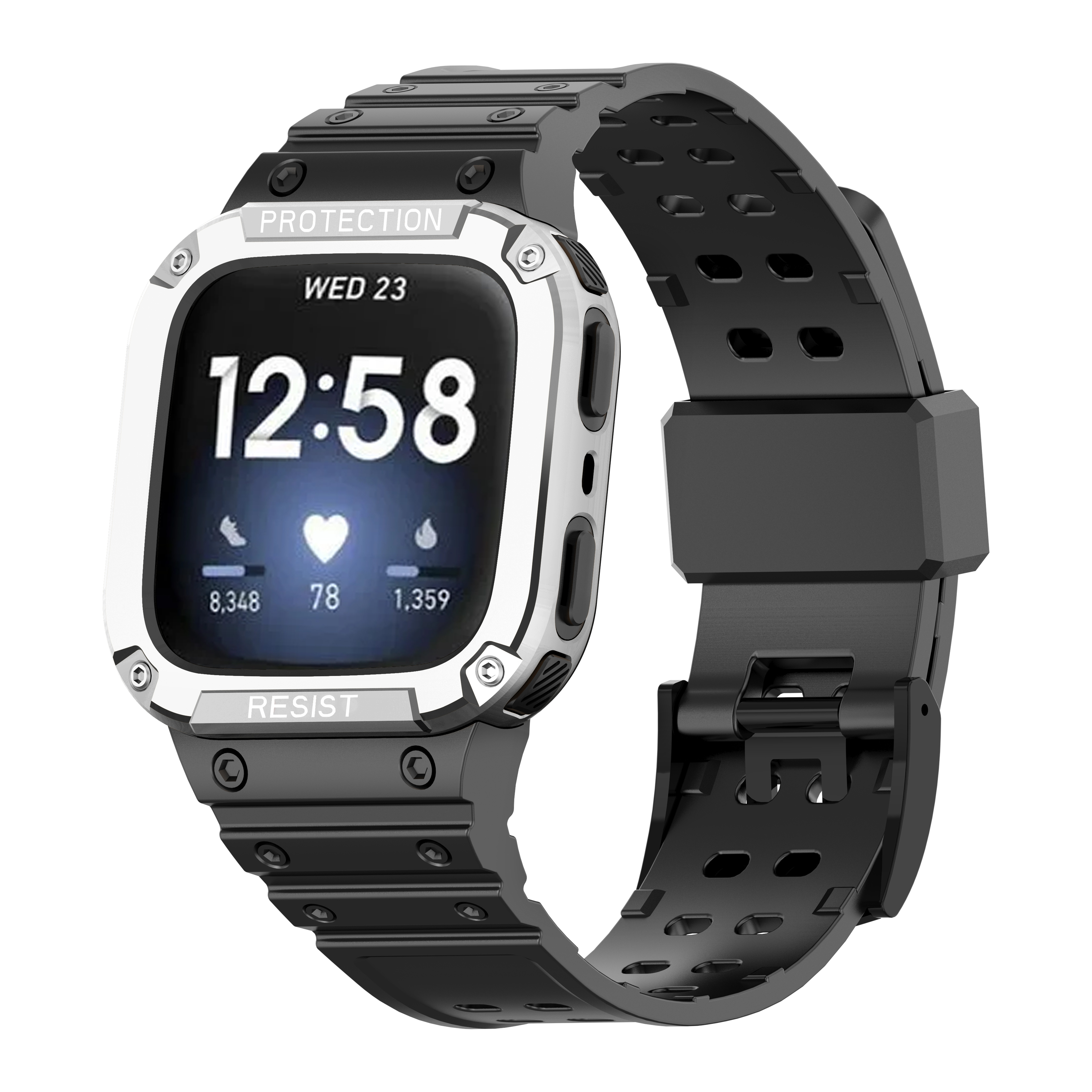 black+silver