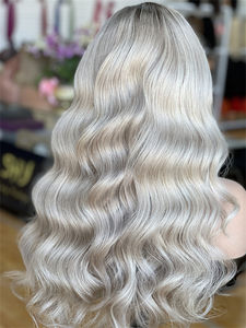 SHY 2024 Nouveau Design Balayage Perruque de Cheveux Colorés Ombre Avec Highlight Body Wave Style Cheveux Humains Bruts Pour Les Femmes - Product Image 3