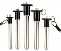 Pin Lepas Cepat Model Ball Lock Berbahan Baja Anti Karat Premium dengan Finishing Mengkilap QRP011-16 Dia16 Sistem Push in Tersedia