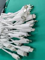 Cable de Datos Tipo-C a Tipo-C de Cobre Puro con Carga Rápida de 60W para iPhone 17, Color Blanco Cristal de Hielo, para Computadora