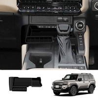 Boîte de rangement pour console centrale de voiture pour Toyota Land Cruiser 250 LC250 Prado 2024 2025 2026 RHD, plateau organisateur intérieur, accessoires