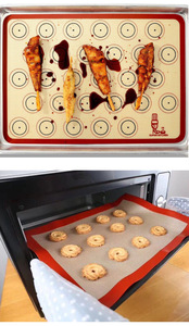 Accessoires de cuisine personnalisés, tapis de cuisson réutilisables résistants à la chaleur, doublure de four, tapis à pâtisserie antiadhésif, tapis de cuisson en silicone fibreux - Product Image 5