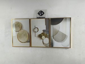 40*60 S3 Cadre en alliage d'aluminium en verre Galerie <span class=keywords><strong>de</strong></span> peintures suspendues décoration murale <span class=keywords><strong>salon</strong></span> TV canapé fond cristal décoration murale - Product Image 5