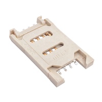 Support de carte SIM 6P MUP-C7101, connecteur de carte SMT, borne de soudure PCB, connecteur électrique pour téléphone portable, vente chaude en Israël, Inde, Vietnam