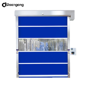 Porte à enroulement rapide en PVC avec fenêtre transparente pour salles blanches, usines agroalimentaires et entrepôts frigorifiques - Product Image 6