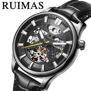 2025 nuevo reloj de acero inoxidable para hombre con esfera luminosa esqueletizada elegante reloj de negocios informal - Product Image 5