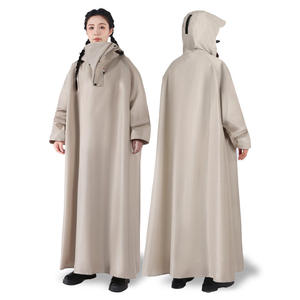 Hot Selling Custom <strong>Long</strong> Oxford Cloth Waterproof Windproof Adult <strong>Raincoat</strong> with Hood and Sleeves for Outdoor Tour Travel - Product Image 5