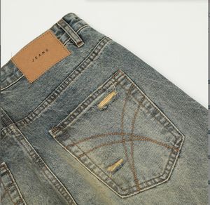 <span class=keywords><strong>Pantaloni</strong></span> in Denim a gamba larga stile Punk Casual alla moda da <span class=keywords><strong>uomo</strong></span> - Product Image 4