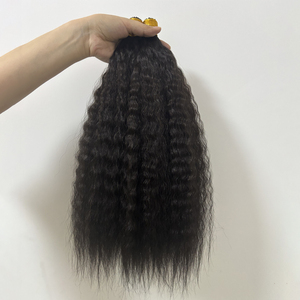 Extensions per capelli umani Remy europei all'ingrosso con cheratina, micro link, capelli vergini grezzi, extension I-Tip pre-incollate - Product Image 4