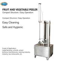 Grote elektrische fruit- en groenteschilmachine voor het schillen van pompoen, wintermeloen en waxgourd.