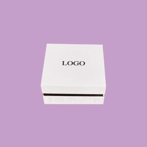 Caja <span class=keywords><strong>de</strong></span> Embalaje Cuadrada Blanca Rígida con Tapa y Base para Cosméticos, Joyería, Aromaterapia, Caja <span class=keywords><strong>de</strong></span> Lujo para Velas con Inserto Personalizado y Logotipo Personalizado - Product Image 6