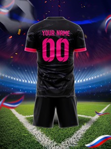 ชุดกีฬาฟุตบอลคอวีแบบปรับแต่งได้ชุดเสื้อผ้าระบายอากาศได้ดีพิมพ์โลโก้ผู้เล่นแห้งเร็วเหงื่อใส่ได้ทุกเพศฤดูร้อนฤดูใบไม้ร่วง - Product Image 4