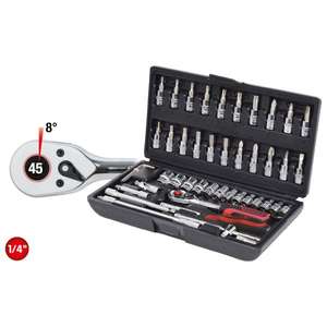 KS TOOLS-918,0648 1/4 ''CROMO plusSocket Set (48 piezas)-EAN 4042146496794 CONJUNTOS DE TRINQUETE Y TOMA 1/4" - Product Image 2