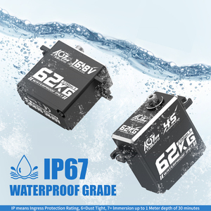 ราคาโรงงาน A75BUMW เกียร์เหล็ก ตัวเรือนโลหะ 16.8V 62กก. 0.092วินาที กันน้ำ ดิจิตอล โปรแกรมได้ บรัชเลส สำหรับรถบังคับวิทยุรุ่นที่ 10 - Product Image 4