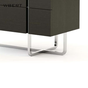 WBERT Meuble de rangement pour tables de chevet en bois, minimaliste italien, solide, post-moderne - Product Image 2