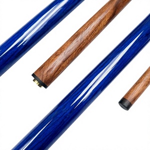 Taco de billar de fibra de carbono de 12.9mm, taco de billar de 1 o 2 piezas con junta, mango de madera y flecha azul para juegos de billar - Product Image 2