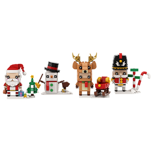 Bloques de Construcción GoldMoc de Navidad, Reno, Muñeco de Nieve, Papá Noel, Cascanueces, Set de Bloques de Construcción DIY para Niños, Juguete de Regalo - Product Image 4
