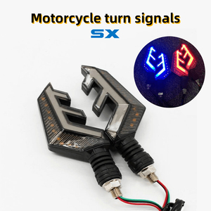 Luz Intermitente LED de Doble Color con Indicador de Flujo para Motocicleta/Scooter, Montaje Lateral, 12V Universal, 2 Lentes - Product Image 4