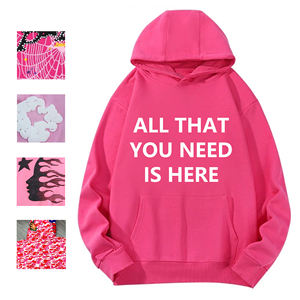 Felpa con Cappuccio Personalizzata Spopiedaer Design Spwo5devrr di Alta Qualità, Stile Gotico 1:1 Streetwear con Motivo Geometrico a Rete - Product Image 1