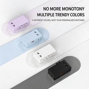 25W GaN Universal Travel Adapter International Power <b>Plug</b> Converter with 3 <b>USB</b>-<b>C</b> & 2 AC Ports for EU/UK/US/AU - Product Image 5