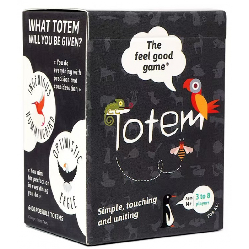 Oiseau totem noir