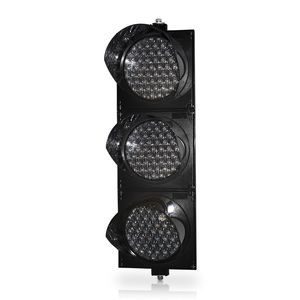 Lampu Rambu Lalu Lintas LED Tricolor 8 inci IP65 dengan Lensa Cobweb untuk Jalan Raya - Product Image 2