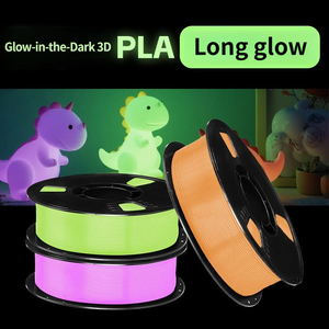 เส้นพลาสติกเรืองแสง Glow PLA ขนาด 1.75 มม. สีสันสดใส ติดทนนาน ความเร็วสูง สำหรับเครื่องพิมพ์สามมิติ Bambu Creality - Product Image 1