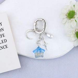 Colgante de cadena de aleación de estrella en capas de colores Rin creativo decoración colgante Frh Simple para bolsos y Phon versátil - Product Image 4