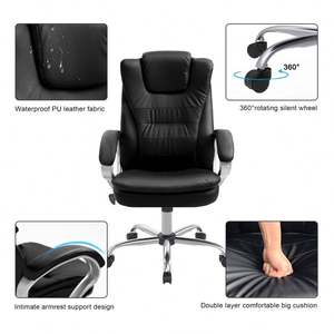 <span class=keywords><strong>Silla</strong></span> de oficina de cuero giratoria ergonómica de masaje <span class=keywords><strong>lumbar</strong></span> ajustable <span class=keywords><strong>silla</strong></span> de oficina ejecutiva de lujo - Product Image 5