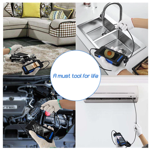 Caméra d'inspection automobile P40 5,5 mm avec écran HD 4,3 pouces, endoscope industriel avec câble semi-rigide de 5 m, étanche IP67 pour applications automobiles et d'inspection des égouts - Product Image 6