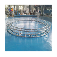 Sistema de armadura de techo de escenario de concierto de festival de música, pantallas de armadura de Evento de aluminio para túnel de cúpula, techo arqueado plano para iluminación de eventos